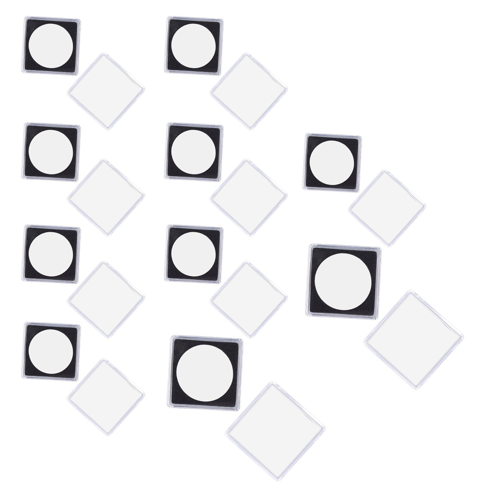 10PCS Coin Holder High Transparency Wear Resistant Environmental Acrylic Quadrate Coin Case for Coin V1294-YM0523-3117220010311