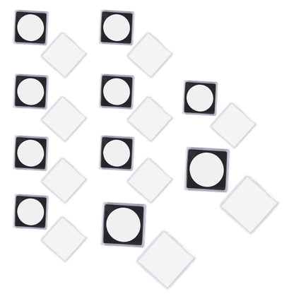 10PCS Coin Holder High Transparency Wear Resistant Environmental Acrylic Quadrate Coin Case for Coin V1294-YM0523-3117220010311