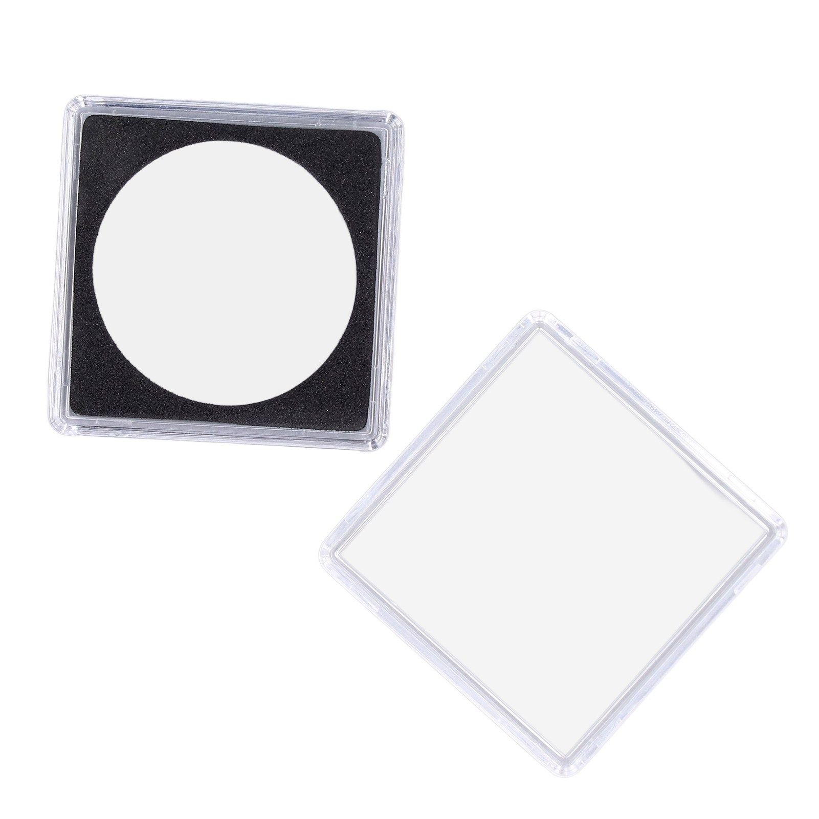 10PCS Coin Holder High Transparency Wear Resistant Environmental Acrylic Quadrate Coin Case for Coin V1294-YM0523-3117220010311