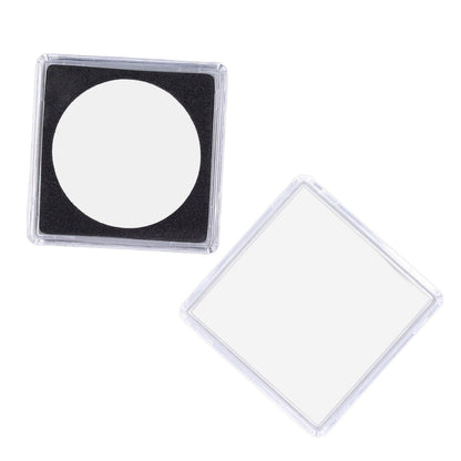 10PCS Coin Holder High Transparency Wear Resistant Environmental Acrylic Quadrate Coin Case for Coin V1294-YM0523-3117220010311
