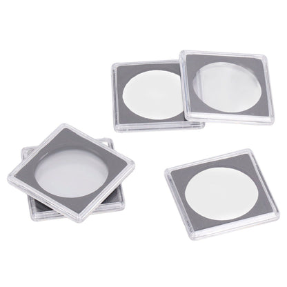 10PCS Coin Holder High Transparency Wear Resistant Environmental Acrylic Quadrate Coin Case for Coin V1294-YM0523-3117220010311