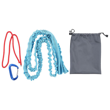 Bicycle Tow Rope Wear Resistant Shock Absorption Resilient Practical Tow Leash with Buckle Compatible with V1294-YM0523-3117220010911