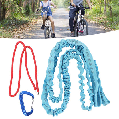Bicycle Tow Rope Wear Resistant Shock Absorption Resilient Practical Tow Leash with Buckle Compatible with V1294-YM0523-3117220010911