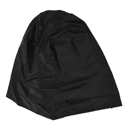 Fire Pit Cover Round Black Waterproof Dustproof Polyester Fiber Firepit Cover for Home Outdoor V1294-YM0523-3117220011111