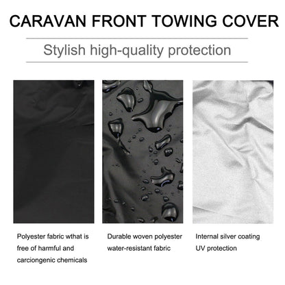 Fire Pit Cover Round Black Waterproof Dustproof Polyester Fiber Firepit Cover for Home Outdoor V1294-YM0523-3117220011111