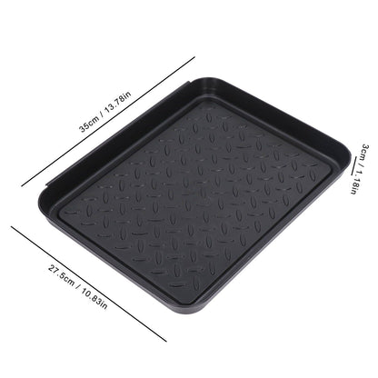 Shoe Tray Durable Plastic Space Saving 3 Interlocking Design Wide Application Stable Boot Tray for Home V1294-YM0523-3117220013611
