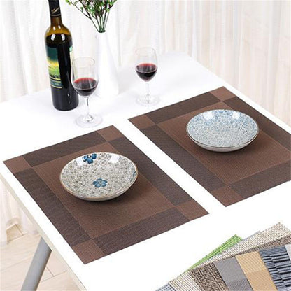 45x30cm Placemat Nonslip Heat Insulation Washable Quick Dry Mat for Kitchen Dining Table V1294-YM0523-3117220016111