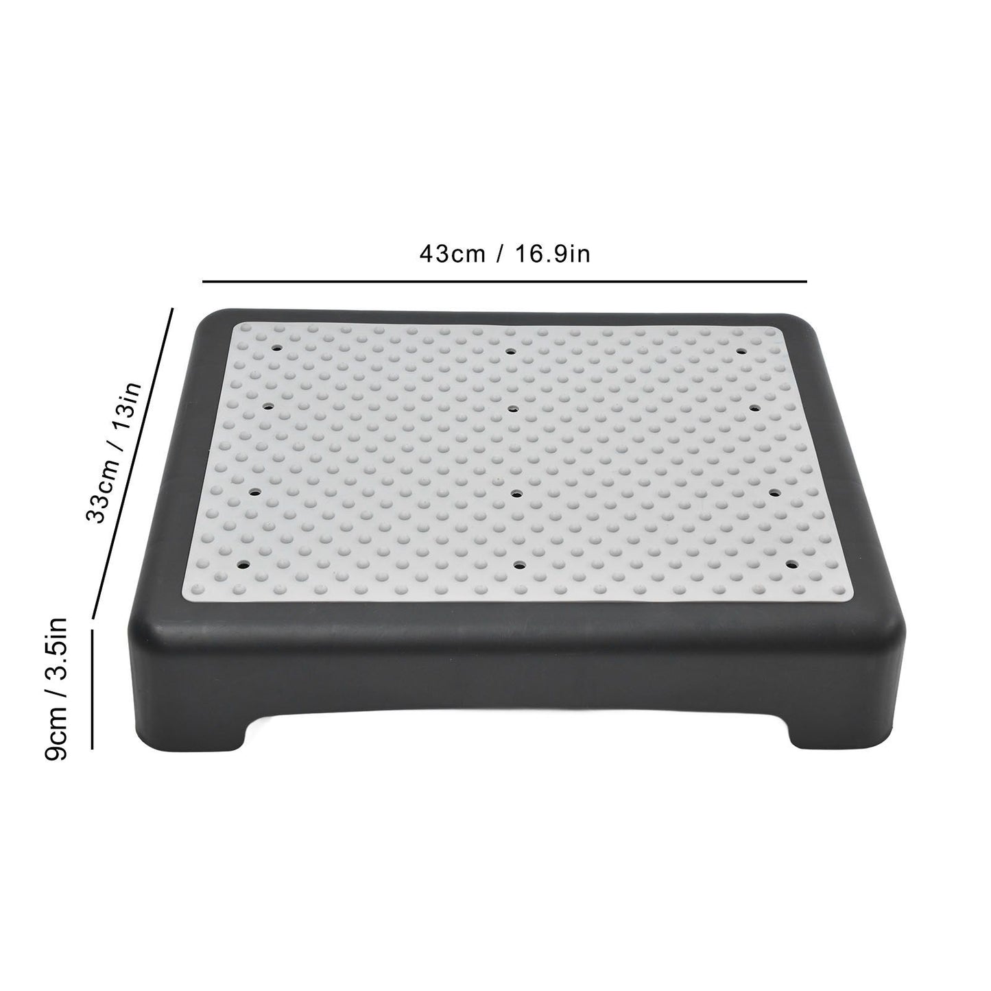 Anti Slip Half Step Stackable Elderly Half Step Outdoor Riser Step Stool for Household Garden V1294-YM0523-3117220016611