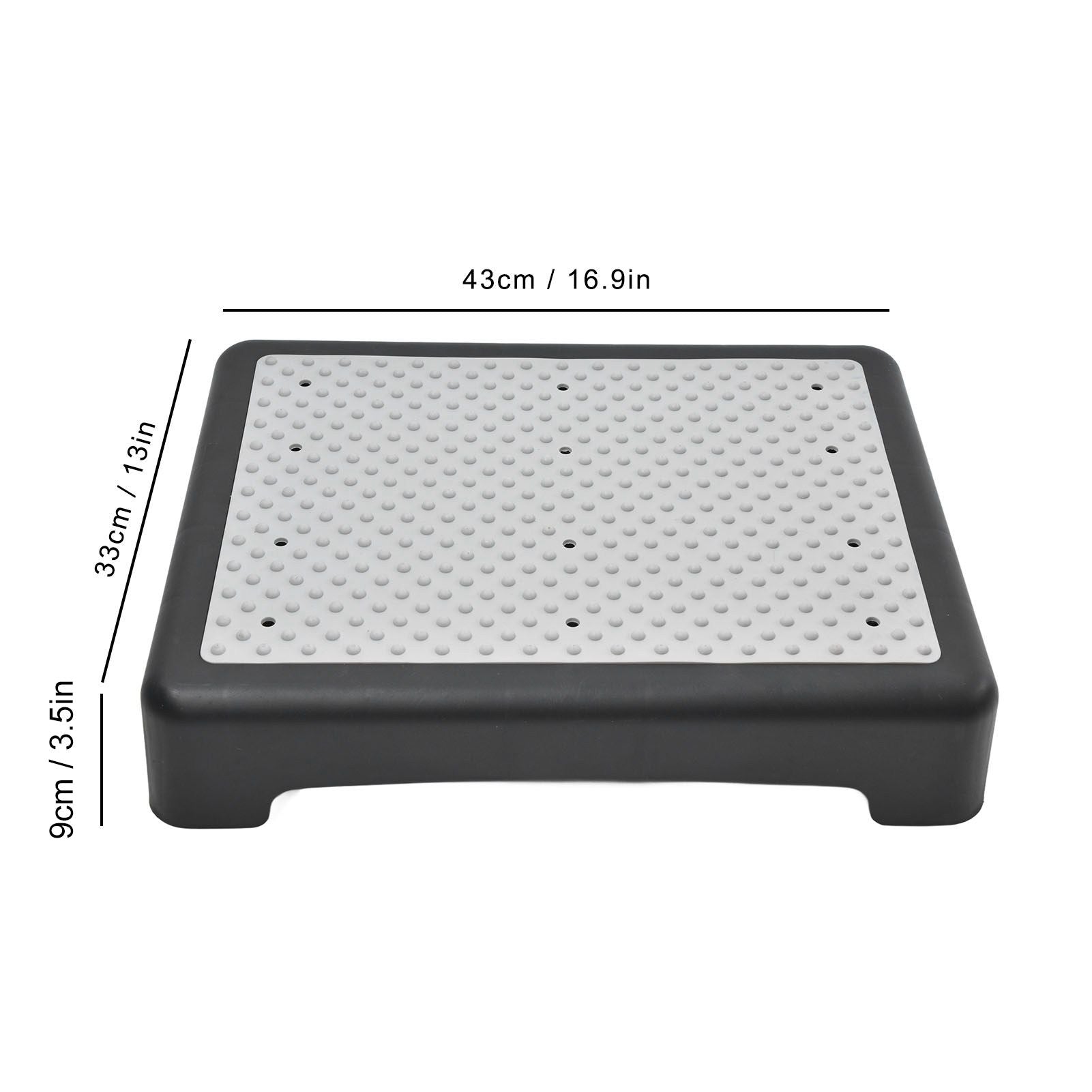 Anti Slip Half Step Stackable Elderly Half Step Outdoor Riser Step Stool for Household Garden V1294-YM0523-3117220016611