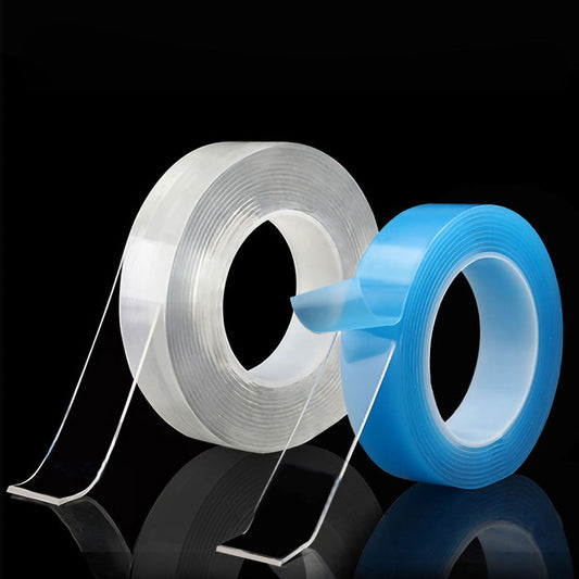 Double Sided Tape Approx 0.08in Thickened Double Sided Reusable Transparent Wide Application Adhesive Tape V1294-YM0523-3117220017811
