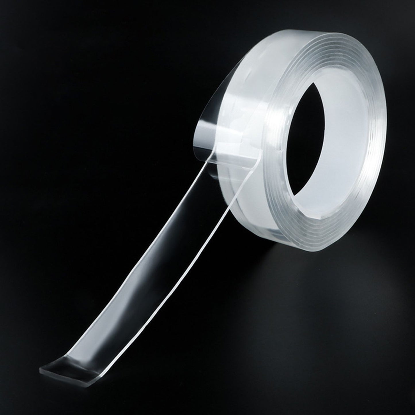 Double Sided Tape Approx 0.08in Thickened Double Sided Reusable Transparent Wide Application Adhesive Tape V1294-YM0523-3117220017811
