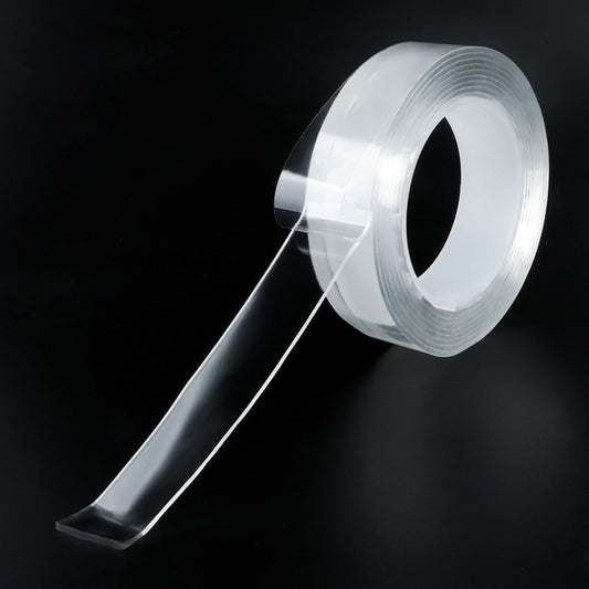 Double Sided Tape Approx 0.08in Thickened Double Sided Reusable Transparent Wide Application Adhesive Tape V1294-YM0523-3117220017811