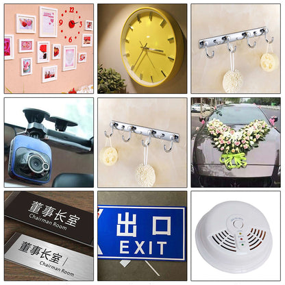 Double Sided Tape Approx 0.08in Thickened Double Sided Reusable Transparent Wide Application Adhesive Tape V1294-YM0523-3117220017811