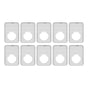 10PCS Coin Holder Transparent Design Wear Resistant Environmental Coin Protective Box for Coin Collection V1294-YM0523-3117220019211