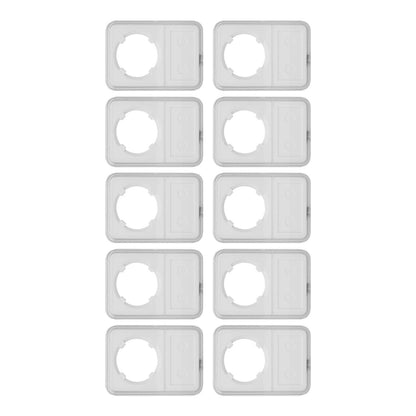 10PCS Coin Holder Transparent Design Wear Resistant Environmental Coin Protective Box for Coin Collection V1294-YM0523-3117220019211