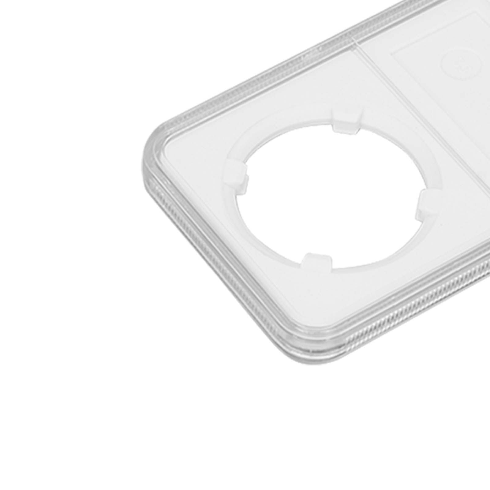 10PCS Coin Holder Transparent Design Wear Resistant Environmental Coin Protective Box for Coin Collection V1294-YM0523-3117220019211