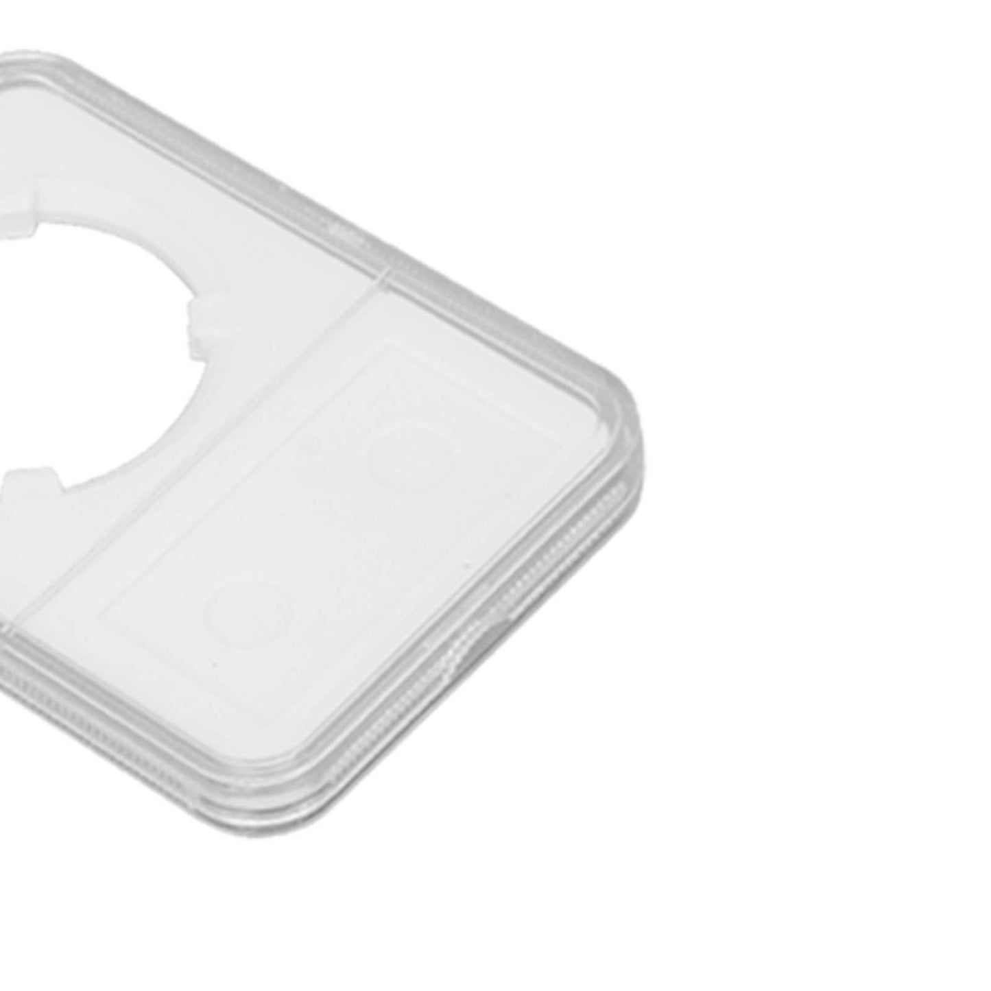 10PCS Coin Holder Transparent Design Wear Resistant Environmental Coin Protective Box for Coin Collection V1294-YM0523-3117220019211
