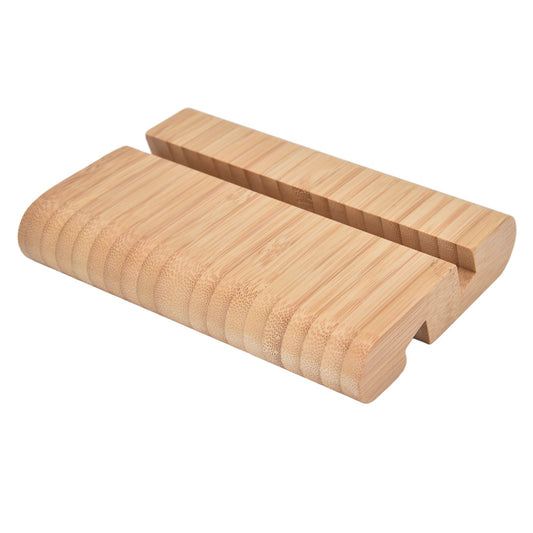 Portable Phone Stand Mobile Phone Support Holder Bamboo Desktop Tablet Stand for Bedroom V1294-YM0523-3117220019311