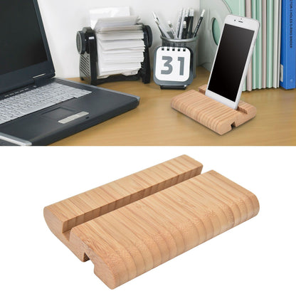 Portable Phone Stand Mobile Phone Support Holder Bamboo Desktop Tablet Stand for Bedroom V1294-YM0523-3117220019311