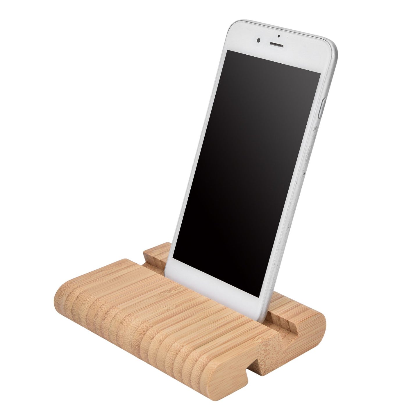 Portable Phone Stand Mobile Phone Support Holder Bamboo Desktop Tablet Stand for Bedroom V1294-YM0523-3117220019311
