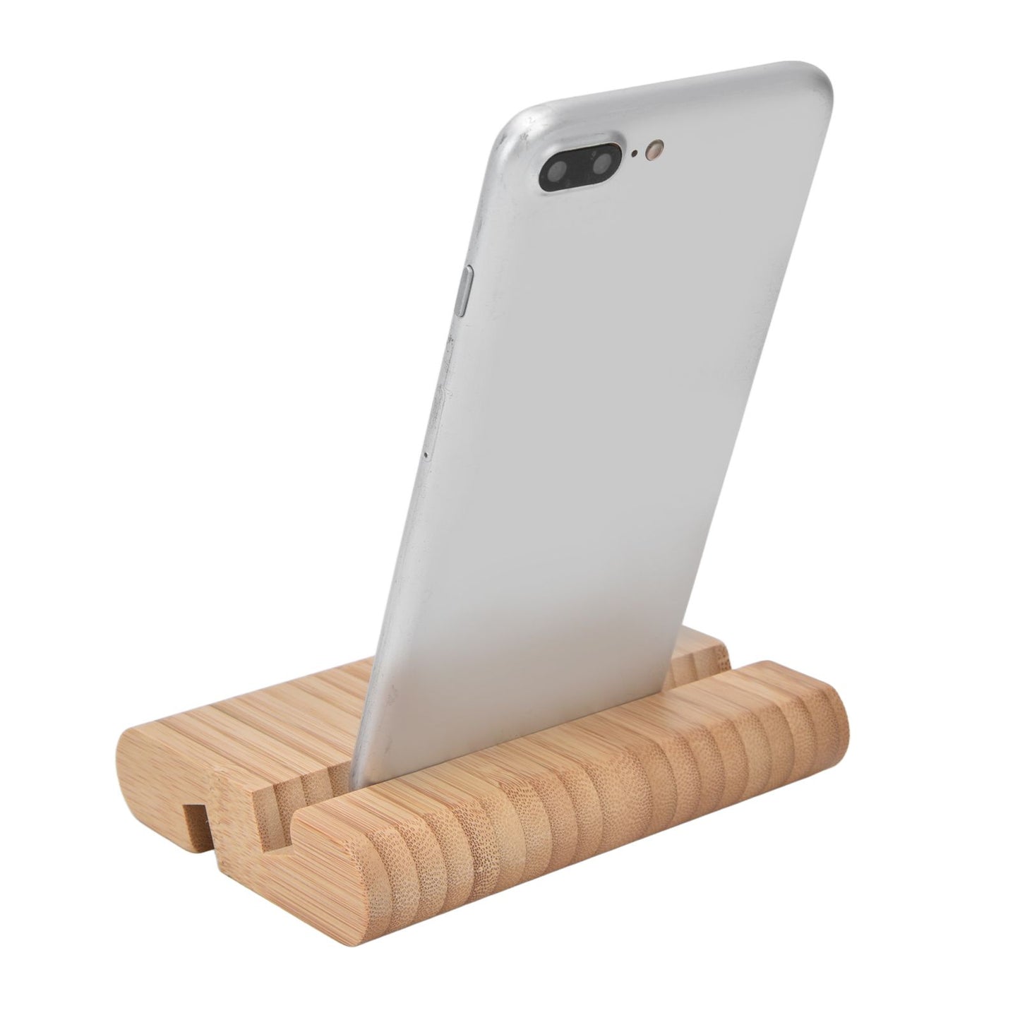 Portable Phone Stand Mobile Phone Support Holder Bamboo Desktop Tablet Stand for Bedroom V1294-YM0523-3117220019311