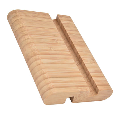 Portable Phone Stand Mobile Phone Support Holder Bamboo Desktop Tablet Stand for Bedroom V1294-YM0523-3117220019311