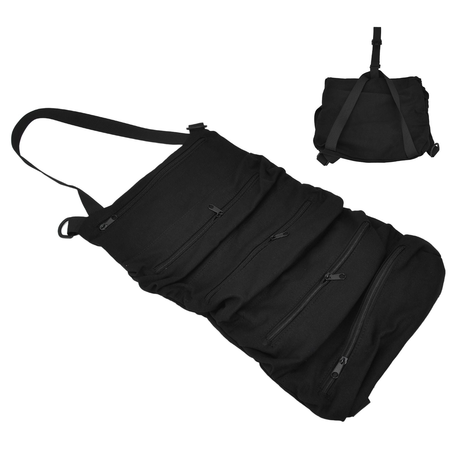 Tool Roll Up Bag Durable Oxford Fabric Wide Application Easy Storage Secure Closure Easily Accessable Roll Up V1294-YM0523-3117220019611