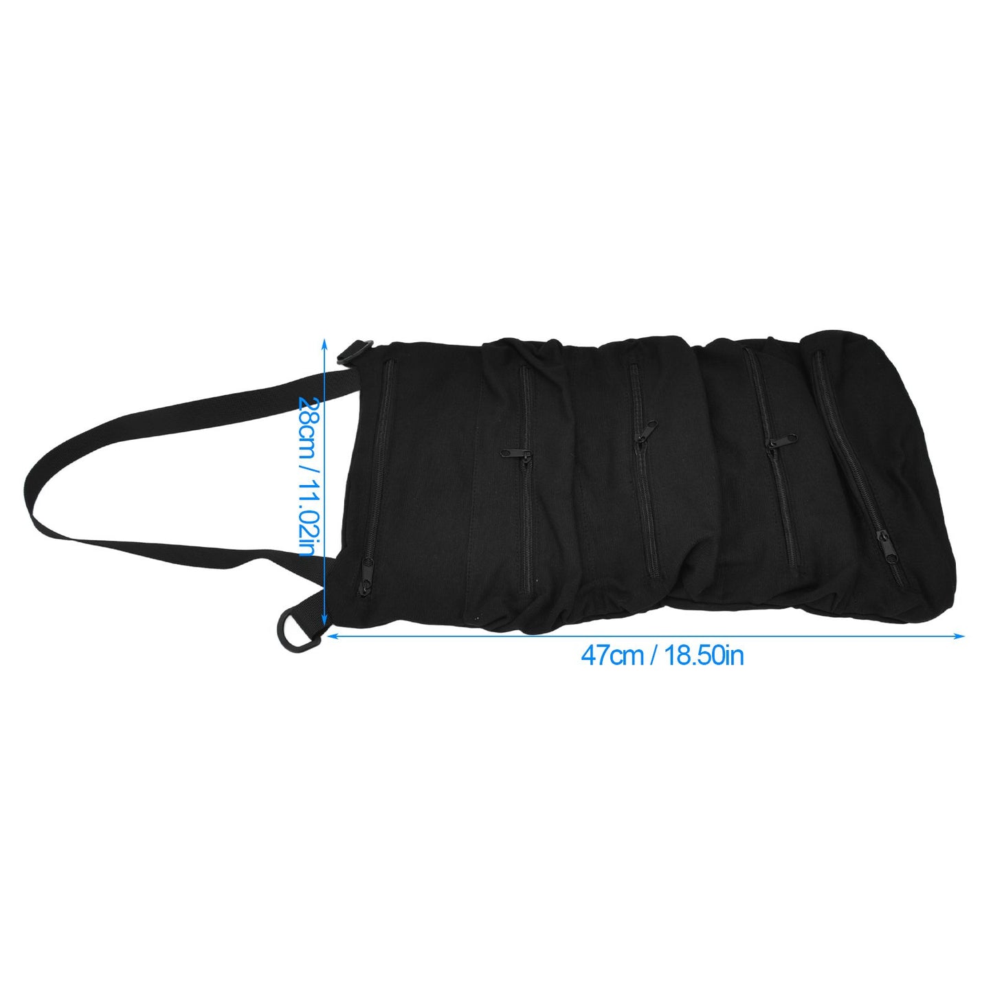 Tool Roll Up Bag Durable Oxford Fabric Wide Application Easy Storage Secure Closure Easily Accessable Roll Up V1294-YM0523-3117220019611