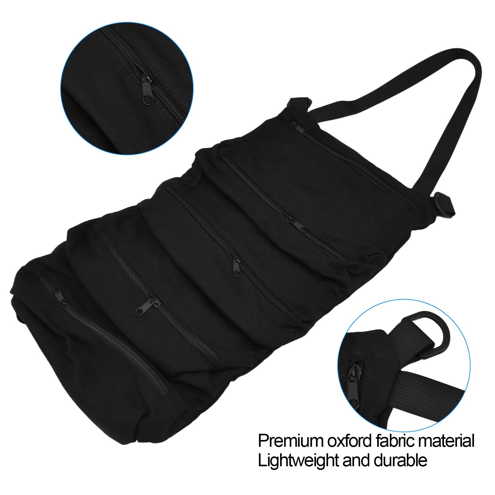 Tool Roll Up Bag Durable Oxford Fabric Wide Application Easy Storage Secure Closure Easily Accessable Roll Up V1294-YM0523-3117220019611