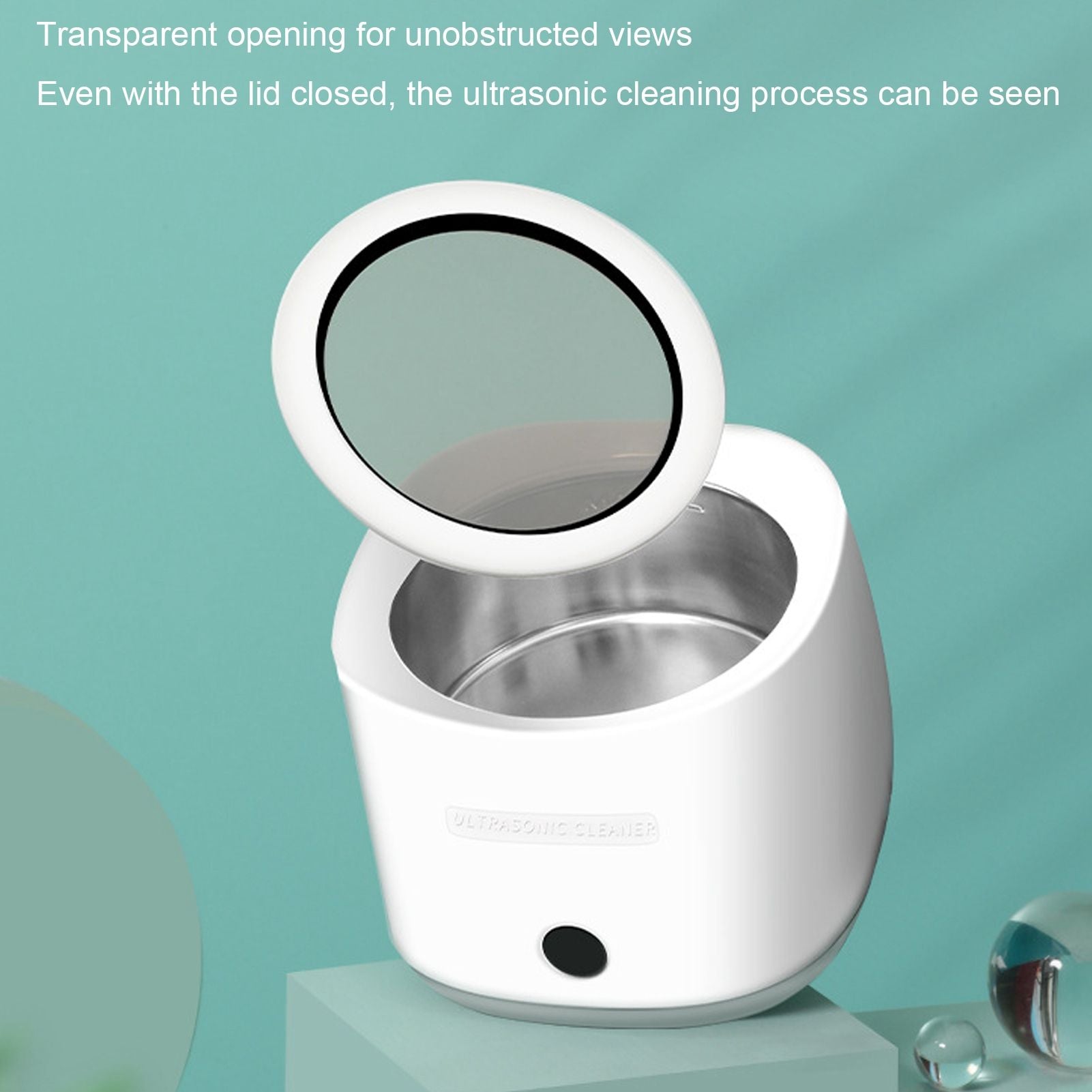 Ultrasonic Cleaning Machine Retainer Denture Glasses Quick Cleaner for Daily MaintenanceAU Plug 110-220V V1294-YM0523-3117220019911