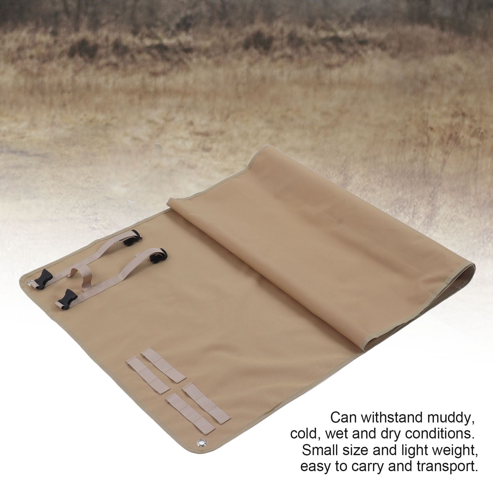Shooting Mat Oxford Cloth Pad Waterproof Folding Thickened for Outdoor Sports TrainingKhaki V1294-YM0523-3117220020112
