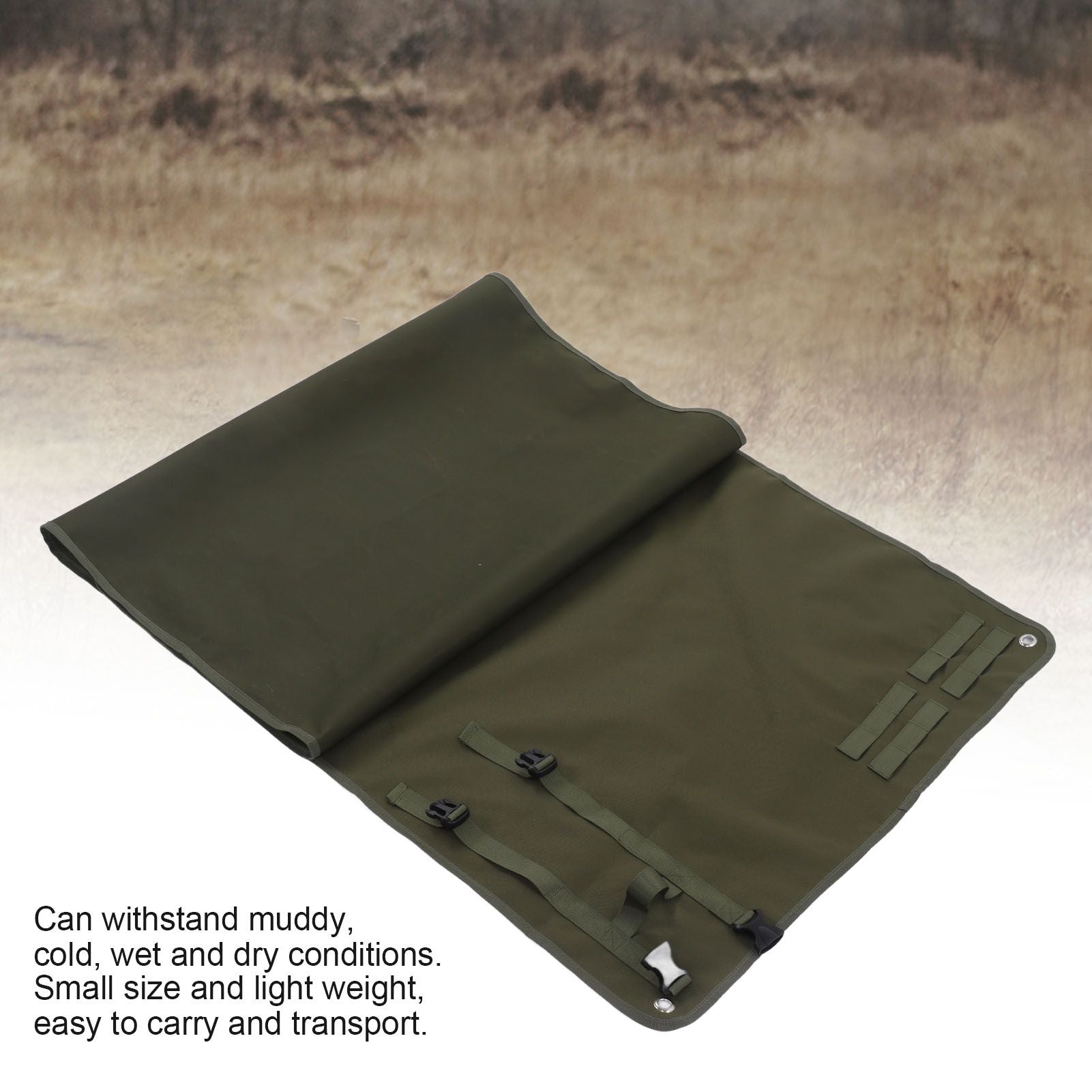 Shooting Mat Oxford Cloth Pad Waterproof Folding Thickened for Outdoor Sports TrainingMilitary Green V1294-YM0523-3117220020113