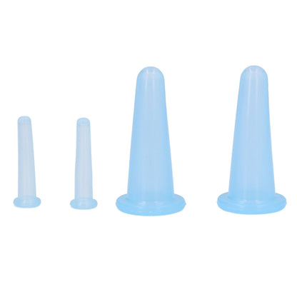 4PCS Cupping Device Silicone Vacuum Suction Massage Cup Health Care Cupping for Household V1294-YM0523-3117220020311