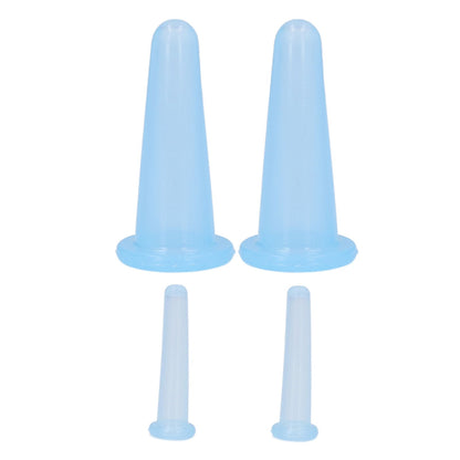 4PCS Cupping Device Silicone Vacuum Suction Massage Cup Health Care Cupping for Household V1294-YM0523-3117220020311