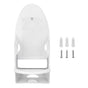 Electric Iron Holder Heat Resistant 2 in 1 Wall Mounted Iron Board Rack with Hook for Home BathroomWhite V1294-YM0523-3117220020411