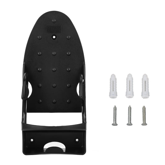 Electric Iron Holder Heat Resistant 2 in 1 Wall Mounted Iron Board Rack with Hook for Home BathroomBlack V1294-YM0523-3117220020412