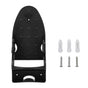 Electric Iron Holder Heat Resistant 2 in 1 Wall Mounted Iron Board Rack with Hook for Home BathroomBlack V1294-YM0523-3117220020412
