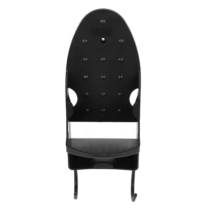 Electric Iron Holder Heat Resistant 2 in 1 Wall Mounted Iron Board Rack with Hook for Home BathroomBlack V1294-YM0523-3117220020412