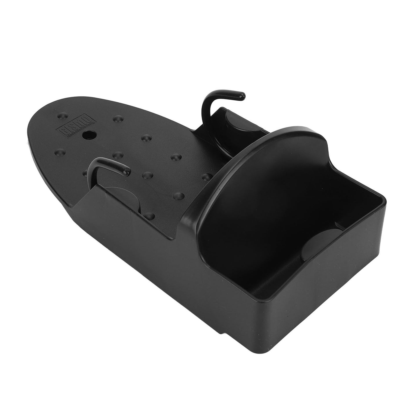 Electric Iron Holder Heat Resistant 2 in 1 Wall Mounted Iron Board Rack with Hook for Home BathroomBlack V1294-YM0523-3117220020412