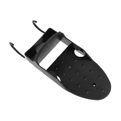 Electric Iron Holder Heat Resistant 2 in 1 Wall Mounted Iron Board Rack with Hook for Home BathroomBlack V1294-YM0523-3117220020412
