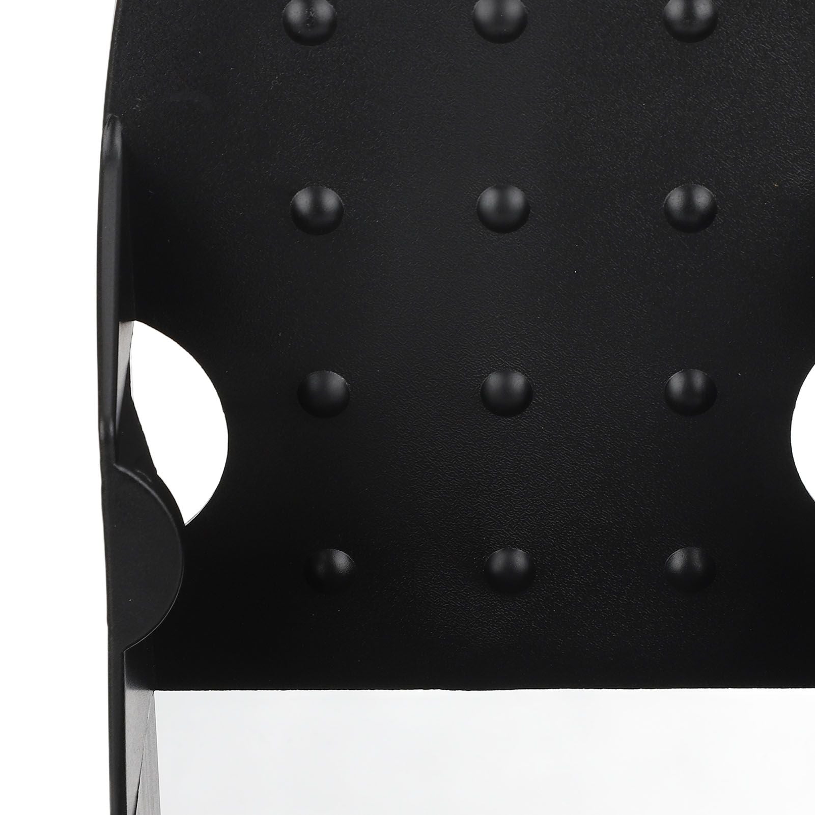 Electric Iron Holder Heat Resistant 2 in 1 Wall Mounted Iron Board Rack with Hook for Home BathroomBlack V1294-YM0523-3117220020412