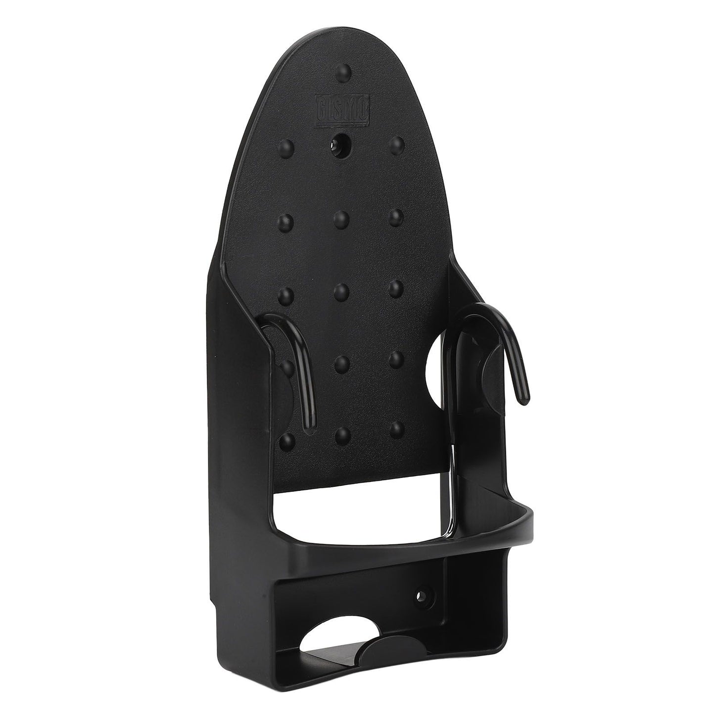 Electric Iron Holder Heat Resistant 2 in 1 Wall Mounted Iron Board Rack with Hook for Home BathroomBlack V1294-YM0523-3117220020412