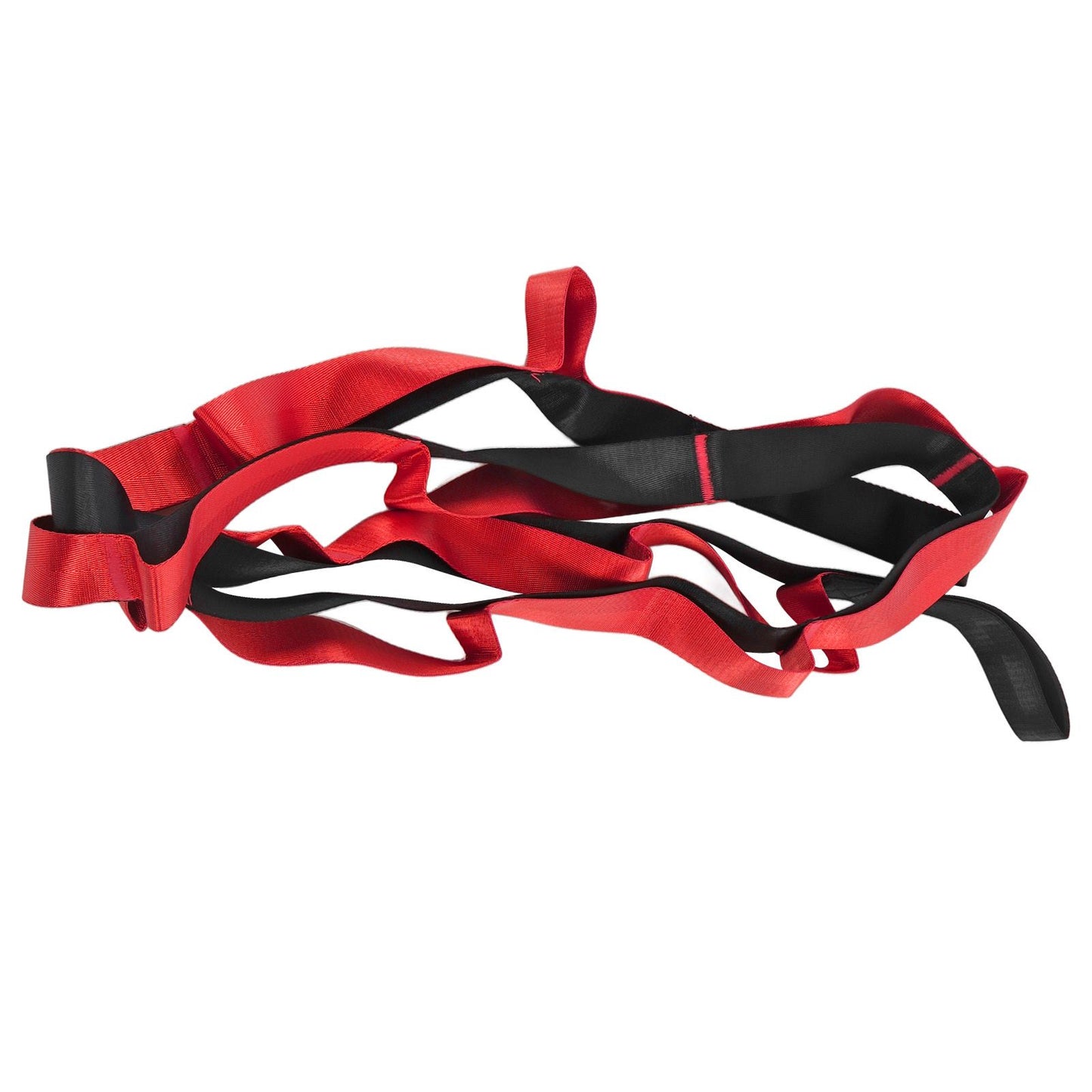 Stretch Strap Yoga Nylon Elastic Band Exercise Equipment for Home Workout Flexibility PilatesRed V1294-YM0523-3117220021211