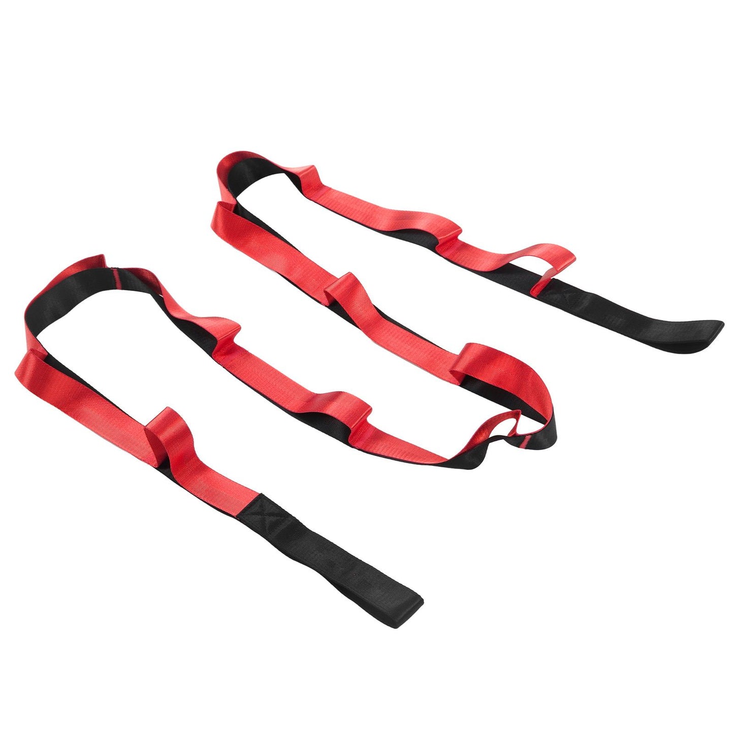 Stretch Strap Yoga Nylon Elastic Band Exercise Equipment for Home Workout Flexibility PilatesRed V1294-YM0523-3117220021211