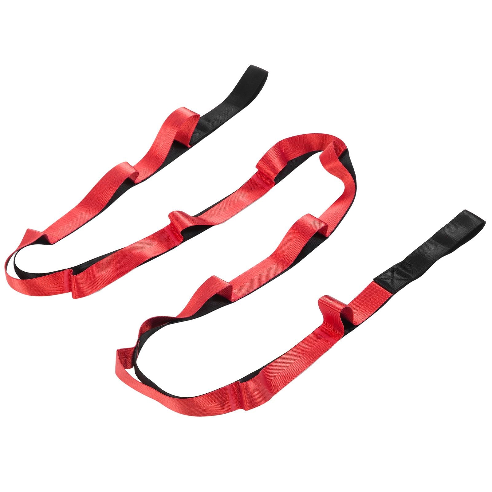 Stretch Strap Yoga Nylon Elastic Band Exercise Equipment for Home Workout Flexibility PilatesRed V1294-YM0523-3117220021211