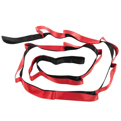 Stretch Strap Yoga Nylon Elastic Band Exercise Equipment for Home Workout Flexibility PilatesRed V1294-YM0523-3117220021211