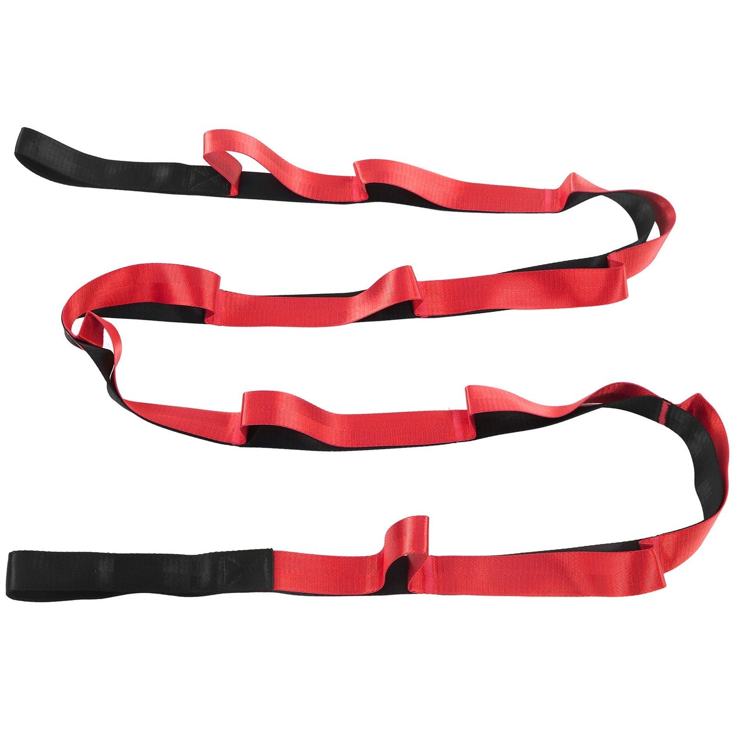 Stretch Strap Yoga Nylon Elastic Band Exercise Equipment for Home Workout Flexibility PilatesRed V1294-YM0523-3117220021211