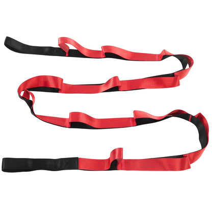 Stretch Strap Yoga Nylon Elastic Band Exercise Equipment for Home Workout Flexibility PilatesRed V1294-YM0523-3117220021211