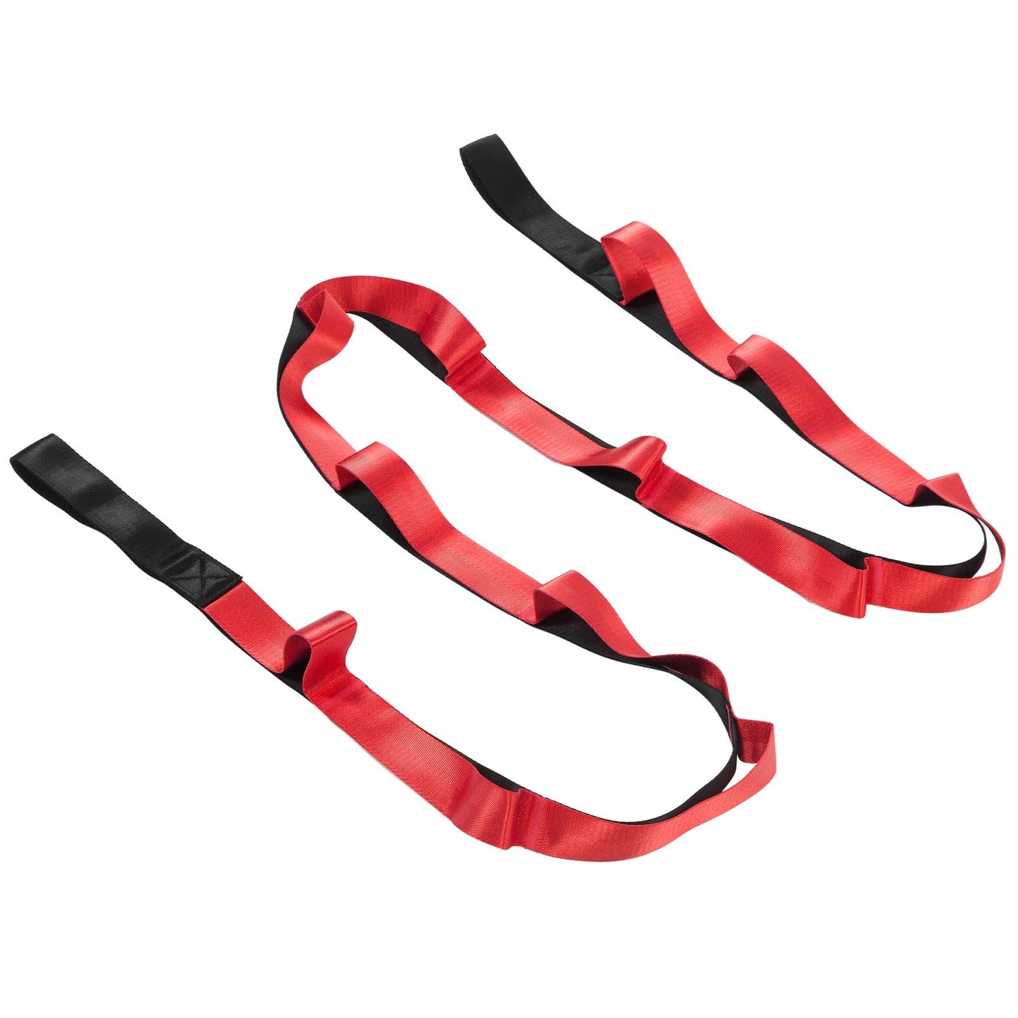Stretch Strap Yoga Nylon Elastic Band Exercise Equipment for Home Workout Flexibility PilatesRed V1294-YM0523-3117220021211
