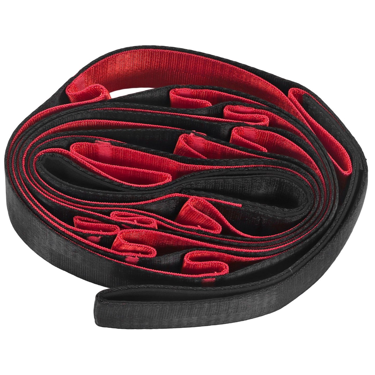 Stretch Strap Yoga Nylon Elastic Band Exercise Equipment for Home Workout Flexibility PilatesRed V1294-YM0523-3117220021211